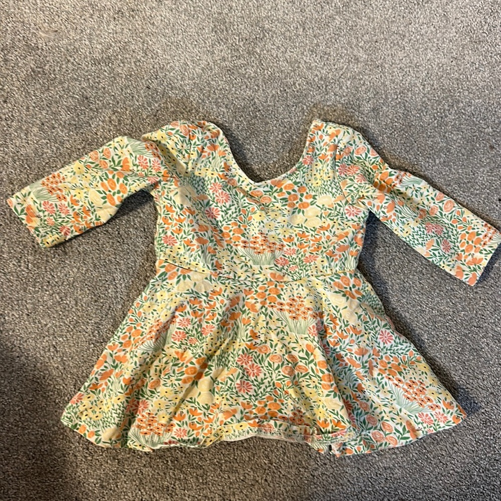 Ollie Jay Floral Toddler dress